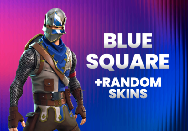 BLUE SQUARE + RANDOM SKINS